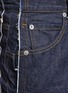  - YOKE - Side deconstructed detail crop denim jeans
