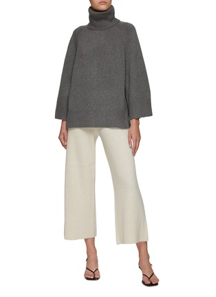 Figure View - Click To Enlarge - THEORY - TURTLE NECK AIRY TOP