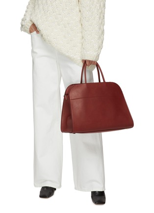 Figure View - Click To Enlarge - THE ROW - Margaux 15' Top Handle Leather Bag