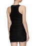 Back View - Click To Enlarge - ALEXANDER WANG - Fringe detail bodycon tank dress