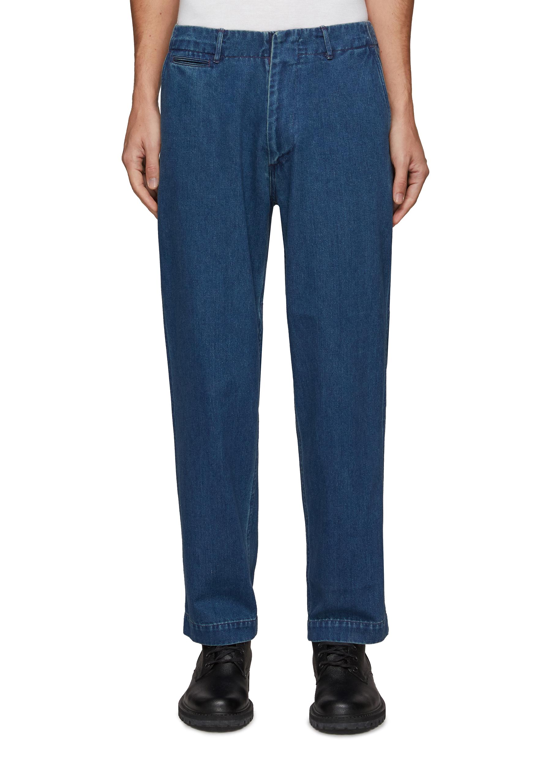 NANAMICA | WIDE TAPERED LEG DENIM JEANS 