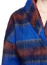 Detail View - Click To Enlarge - STELLA JEAN - 'Federica' tartan mohair wrap coat