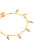Detail View - Click To Enlarge - MISSOMA - 18k Gold-pleated Leaf Chain Bracelet