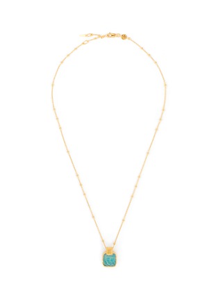 Main View - Click To Enlarge - MISSOMA - Lena' 18k Gold-plated Amazonite Pendant Necklace