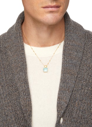 Figure View - Click To Enlarge - MISSOMA - Lena' 18k Gold-plated Amazonite Pendant Necklace