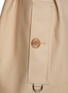  - BURBERRY - Belted Boat Neck Cotton Trench Jacket