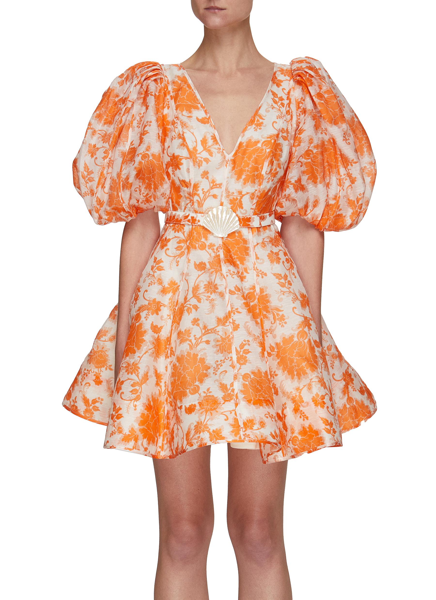 zimmermann puff sleeve dress
