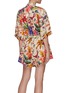 Back View - Click To Enlarge - ZIMMERMANN - Tropicana' Floral Print Linen Playsuit