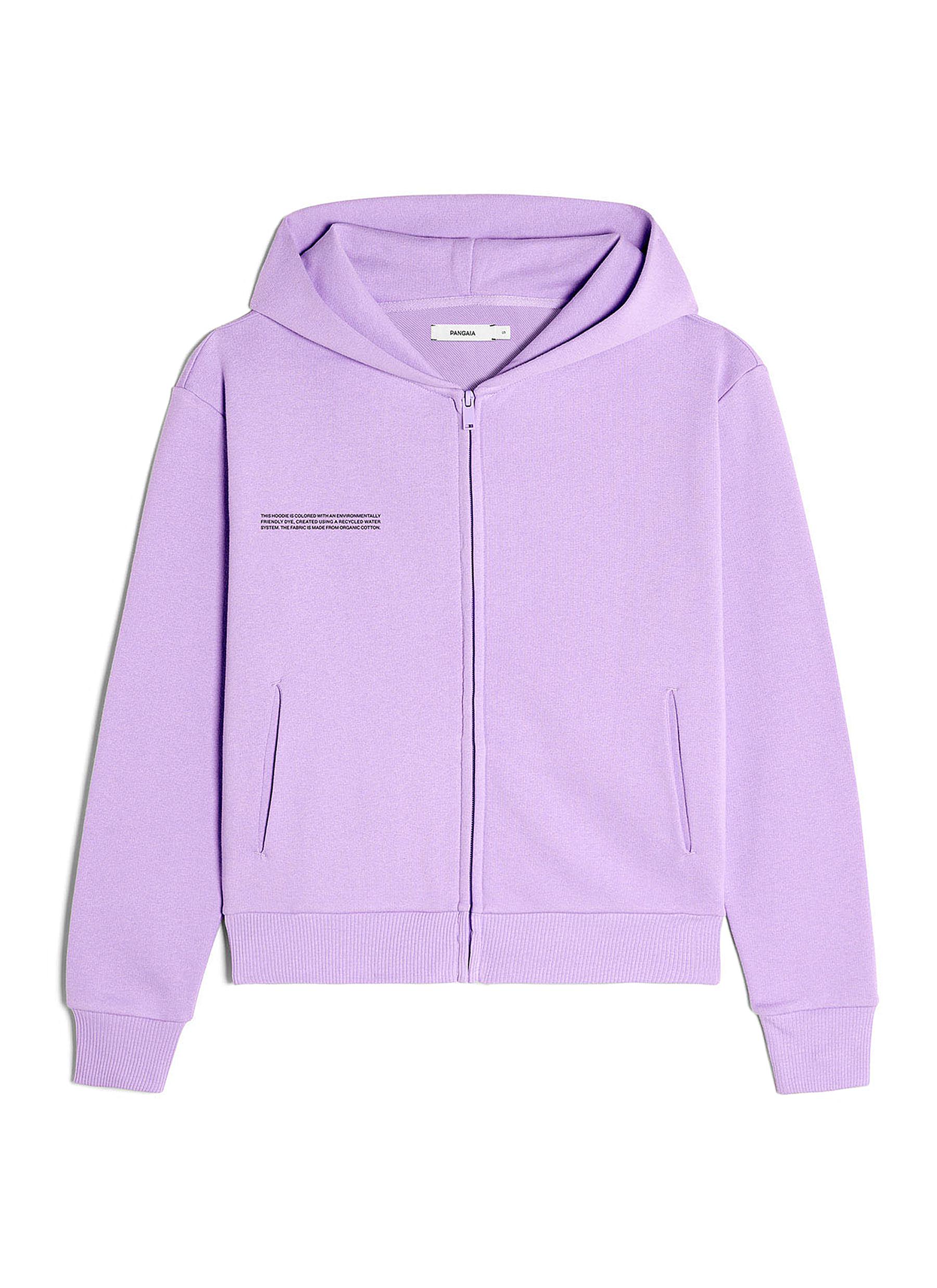 purple zip up jacket