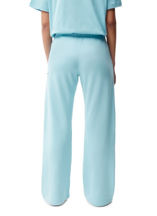 Back View - Click To Enlarge - PANGAIA - Flared Organic Cotton Track Pants