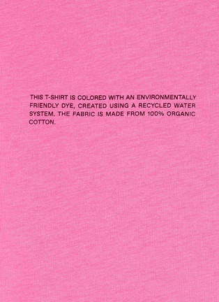 Detail View - Click To Enlarge - PANGAIA - Organic Cotton Cropped T-Shirt