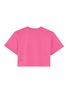 Back View - Click To Enlarge - PANGAIA - Organic Cotton Cropped T-Shirt