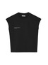PANGAIA - Organic Cotton Cropped Shoulder T-shirt with C-FIBER™