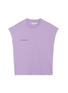 Main View - Click To Enlarge - PANGAIA - Organic Cotton Cropped Shoulder T-Shirt