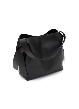 Detail View - Click To Enlarge - ACNE STUDIOS - Top Handle Side Knot Midi Leather Bag