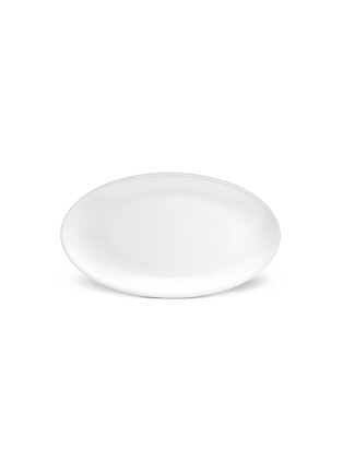 Main View - Click To Enlarge - L'OBJET - Soie Tressée Large Oval Platter — White