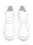 Detail View - Click To Enlarge - ALEXANDER MCQUEEN - ‘Larry’ Low-Top Lace-Up Sneakers