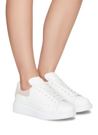 Figure View - Click To Enlarge - ALEXANDER MCQUEEN - ‘Larry’ Low-Top Lace-Up Sneakers