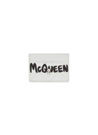 Main View - Click To Enlarge - ALEXANDER MCQUEEN - Lambskin Leather Cardholder