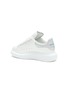 ALEXANDER MCQUEEN - Oversized Sneakers' in Leather with Holographic Heel Tab