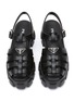 Detail View - Click To Enlarge - PRADA - ‘Monolith' Platform Leather Fisherman Sandals