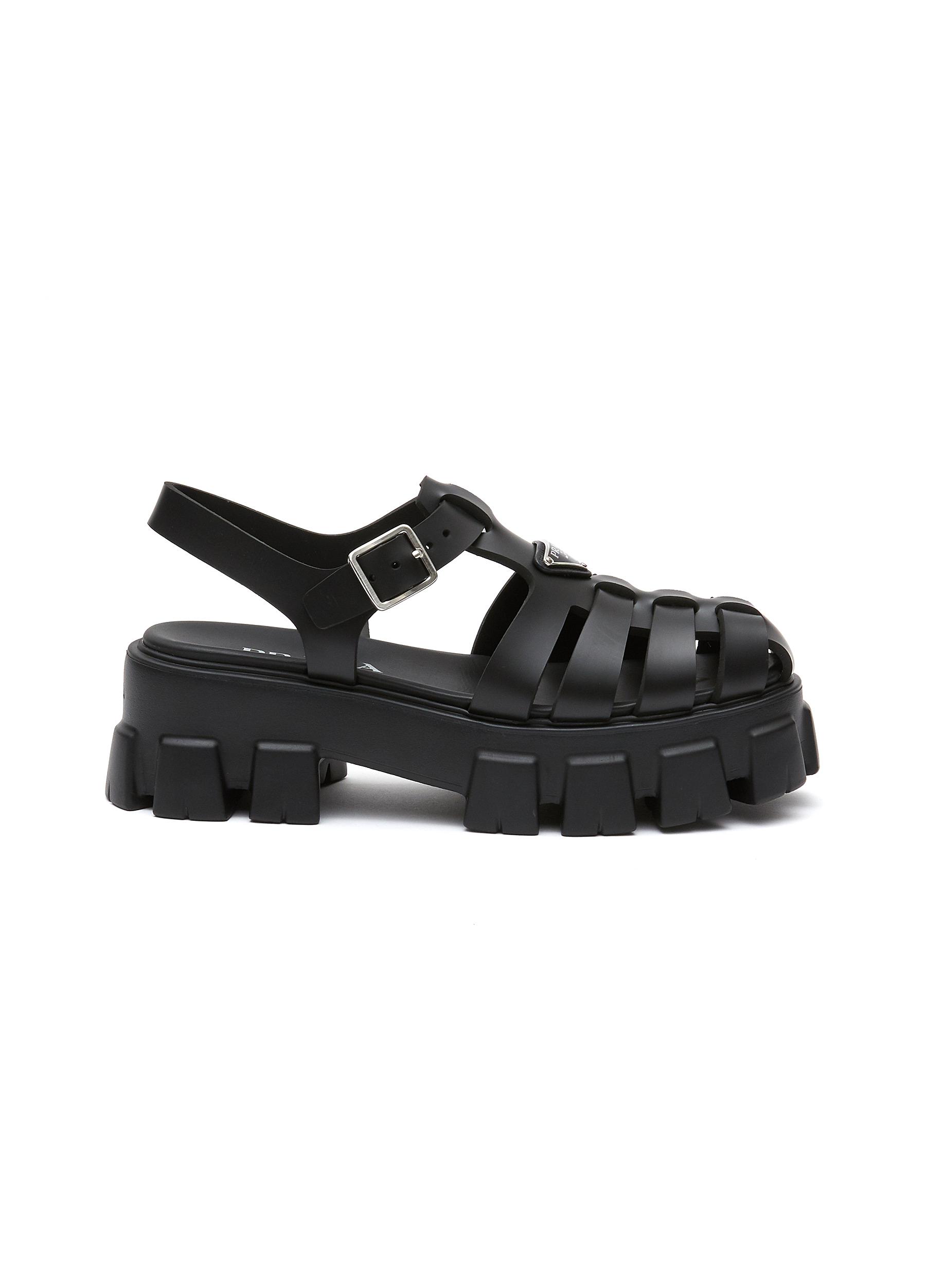 black fisherman sandals womens