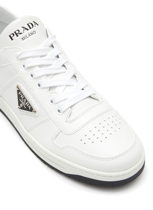 Detail View - Click To Enlarge - PRADA - ‘Downtown’ Logo Plaque Dunk Sneakers