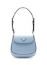 Main View - Click To Enlarge - PRADA - ‘Cleo’ Brushed Leather Mini Shoulder Bag