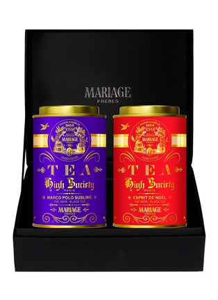 Main View - Click To Enlarge - MARIAGE FRÈRES - Designer Tea Gift Set — Marco Polo Sublime & Esprit De Noël
