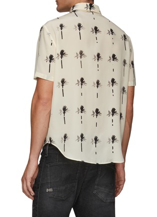 Back View - Click To Enlarge - SAINT LAURENT - ALLOVER PALM TREE PRINT SHIRT