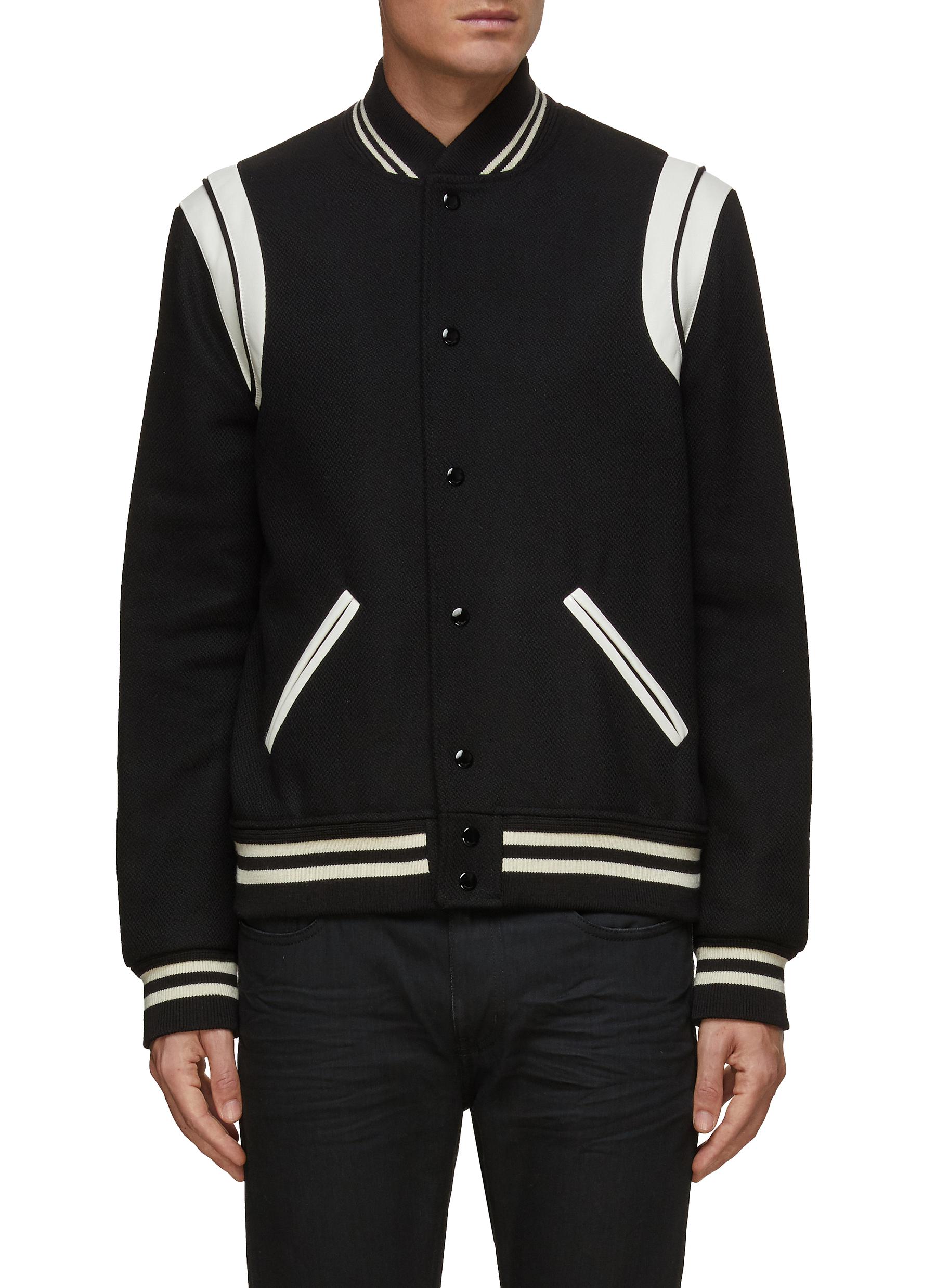 saint laurent men's varsity jacket