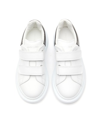 Figure View - Click To Enlarge - ALEXANDER MCQUEEN - ‘Molly’ Low Top Double Velcro Oversized Kids Sneakers