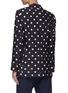 Back View - Click To Enlarge - BLAZÉ MILANO - SIZZLER' TOMBOY POLKA DOT DOUBLE BREASTED BLAZER