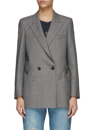 Main View - Click To Enlarge - BLAZÉ MILANO - ‘CORE GONE AWAY’ EVERYDAY DOUBLE BREAST BLAZER
