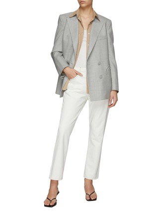Figure View - Click To Enlarge - BLAZÉ MILANO - ‘CORE ARGYLL’ EVERYNIGHT DOUBLE BREAST BLAZER
