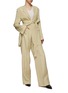 Figure View - Click To Enlarge - PETAR PETROV - SINGLE BREASTED DETACHABLE BELT BLAZER