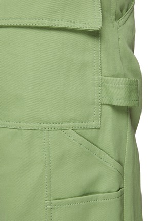  - PETAR PETROV - HIGH RISE WIDE LEG COTTON BLEND SUITING PANTS