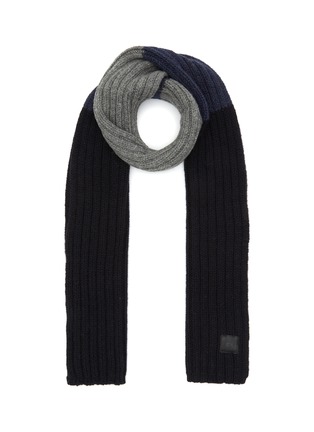 Main View - Click To Enlarge - CANADA GOOSE - Colourblock Wool Knit Scarf