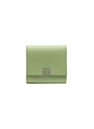 Main View - Click To Enlarge - LOEWE - Anagram Leather Flap Wallet
