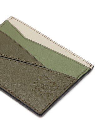 Detail View - Click To Enlarge - LOEWE - Puzzle' Calfskin Leather Cardholder