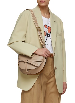 Figure View - Click To Enlarge - LOEWE - Gate Dual' Small Leather Crossbody Bag