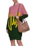 Figure View - Click To Enlarge - LOEWE - ‘Hammock' Small Leather Folded Tote