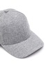 Detail View - Click To Enlarge - VARSITY - Cashmere Wool Blend Cap — Grey