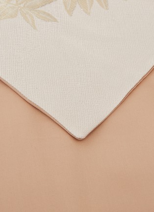 Detail View - Click To Enlarge - FRETTE - IN BLOOM LIMITED EDITION 6 PIECE DUVET SET — CHAMPAGNE/POWDER PINK