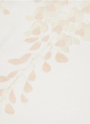 Detail View - Click To Enlarge - FRETTE - Limited Edition In Bloom King Size 6-Piece Duvet Set — Champagne/Powder Pink