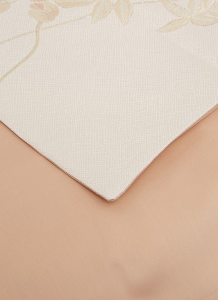Detail View - Click To Enlarge - FRETTE - IN BLOOM LIMITED EDITION 6 PIECE DUVET SET — CHAMPAGNE/POWDER PINK