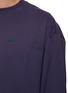 ACNE STUDIOS - Face logo patch drop shoulder sweatshirt