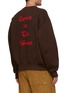 Back View - Click To Enlarge - ACNE STUDIOS - Lovers In The Waves' Cotton Sweatshirt