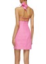 Back View - Click To Enlarge - JACQUEMUS - Limao Halter Neck Mini Dress