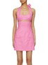 Main View - Click To Enlarge - JACQUEMUS - Limao Halter Neck Mini Dress